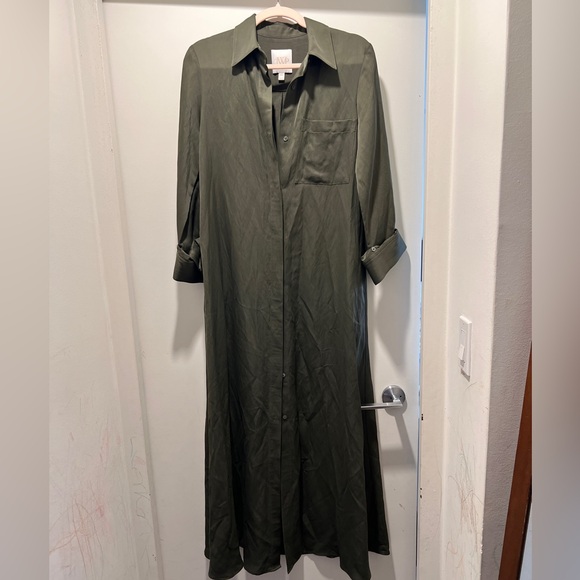 TWP “Jenny’s Gown” Flowing Maxi Shirt Dress - size XS - VGUC (see photos) - Picture 8 of 16